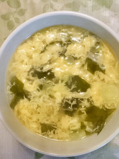 卵とワカメの中華スープ-レシピのメイン写真