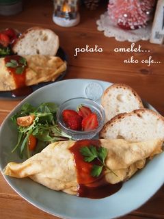 我が家のポテトオムレツ♡-レシピのメイン写真