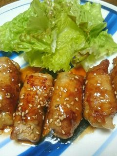 長芋の豚肉巻き-レシピのメイン写真