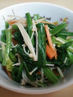 ほうれん草のおひたし~にんじん&えのき~-レシピのメイン写真
