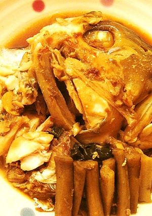 甘鯛のアラ炊き-レシピのメイン写真
