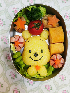 ♪キャラ弁♪プーさん♪-レシピのメイン写真