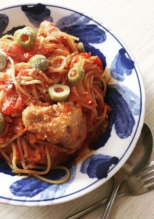 すり身とシーチキンの田舎風パスタ-レシピのメイン写真