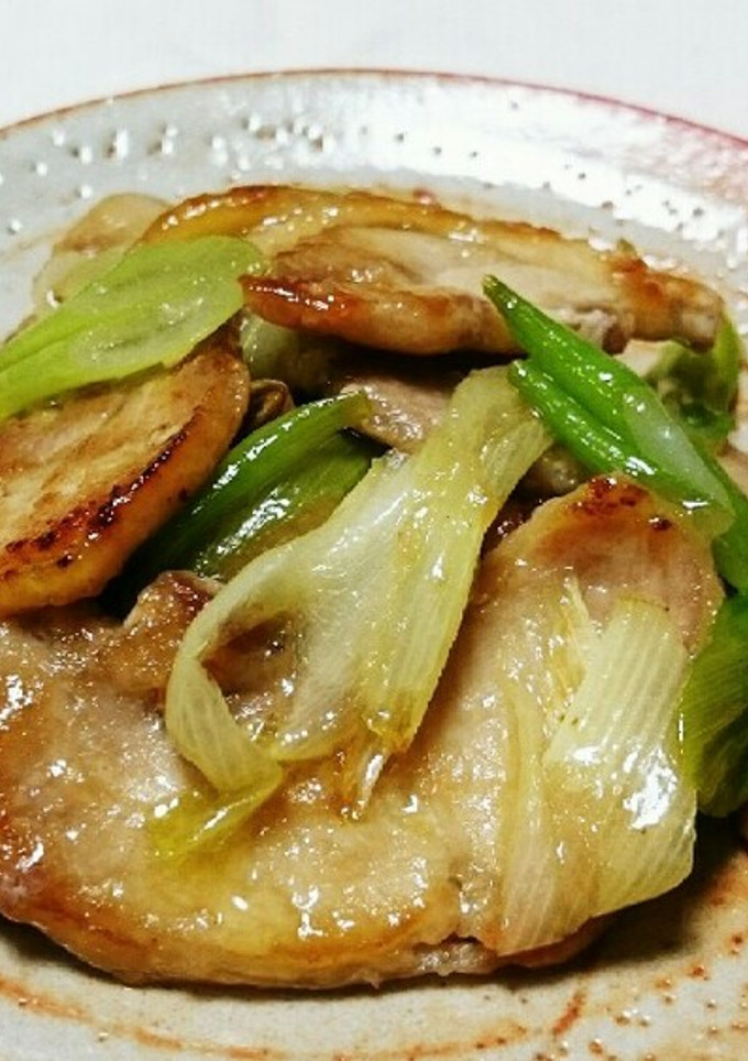 鶏肉とネギの塩だれ炒め-レシピのメイン写真