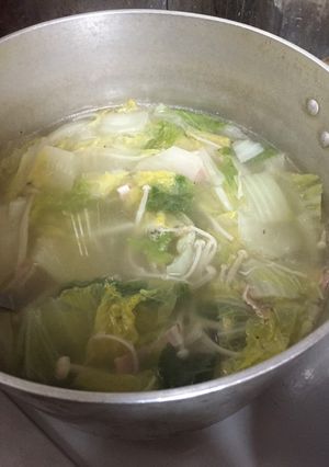 創味シャンタンDXで白菜スープ-レシピのメイン写真