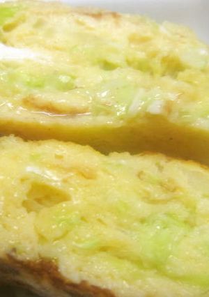 キャベツ入りの玉子焼き-レシピのメイン写真