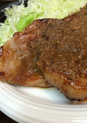 ロースにんにく焼き-レシピのメイン写真