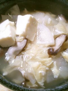 簡単!和食♪大根と豆腐、湯葉のお吸い物-レシピのメイン写真