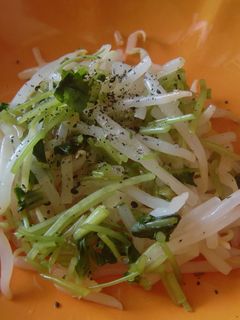 レンジでチン もやしと三つ葉の簡単ナムル-レシピのメイン写真