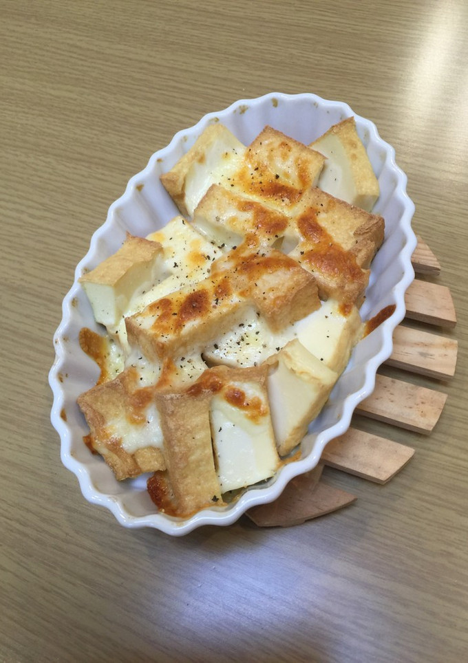 簡単！厚揚げチーズ焼き-レシピのメイン写真