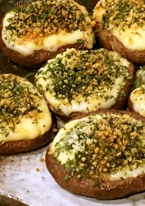 10分で完成 椎茸マヨWチーズパセリ焼き-レシピのメイン写真