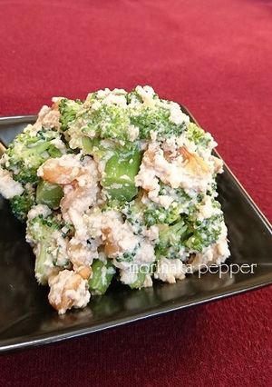 栄養満点！ブロッコリーとくるみの白あえ-レシピのメイン写真