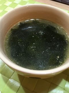 簡単ワカメスープ-レシピのメイン写真