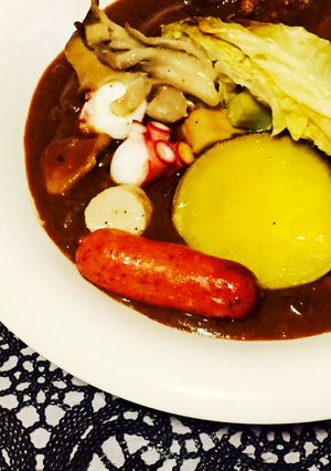 ぎゅうぎゅう焼きの残りで具ゴロゴロカレー-レシピのメイン写真