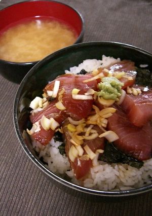 マグロの漬け丼-レシピのメイン写真