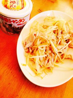創味シャンタンDXで豚もやし炒め!-レシピのメイン写真