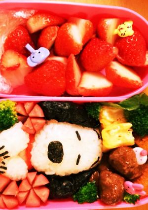 スヌーピーキャラ弁-レシピのメイン写真