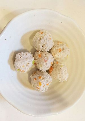*わが子も大好きな鶏団子*-レシピのメイン写真