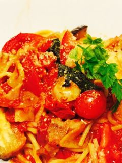 ♪美味しいトマトソースパスタ♪-レシピのメイン写真