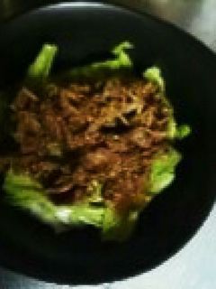 保存材料で牛焼き肉丼-レシピのメイン写真