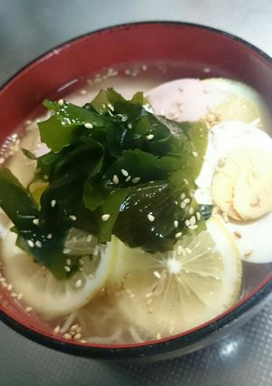 創味シャンタンで塩レモンラーメン♪-レシピのメイン写真