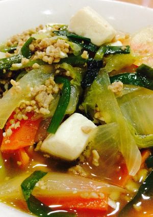 豆腐入りがウマッ☆野菜たっぷりラーメン-レシピのメイン写真