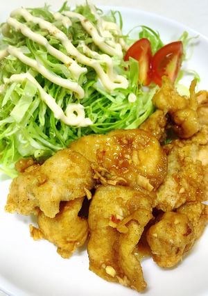 ささみのスライス揚げ ユーリンチー和え-レシピのメイン写真