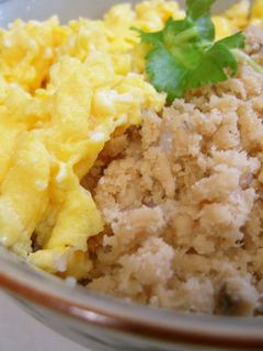 おからでかさ増し☆鶏そぼろ丼♪-レシピのメイン写真