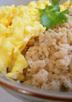 おからでかさ増し☆鶏そぼろ丼♪-レシピのメイン写真