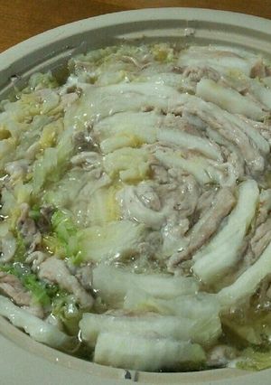 白菜と豚肉のぎゅうぎゅう鍋-レシピのメイン写真