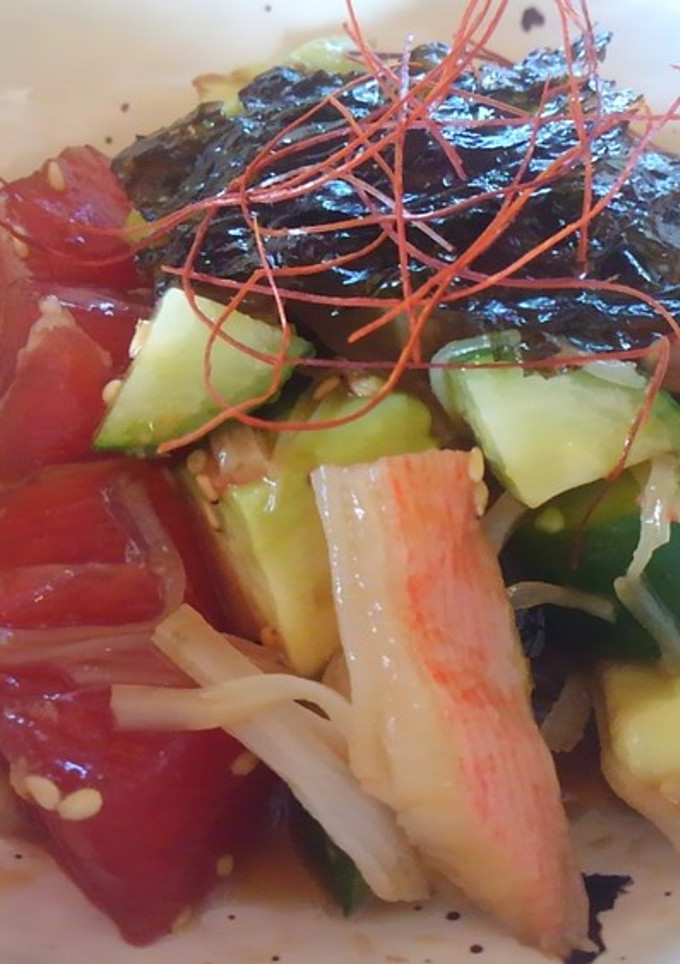 マグロとアボカドの焼肉タレ和え-レシピのメイン写真