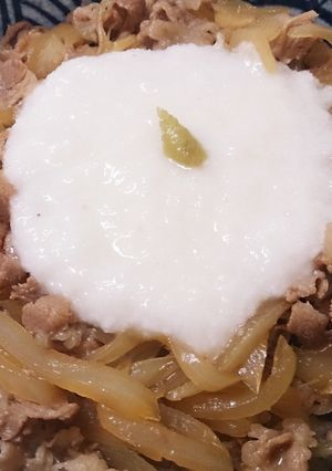 さっぱりとろろの牛丼-レシピのメイン写真