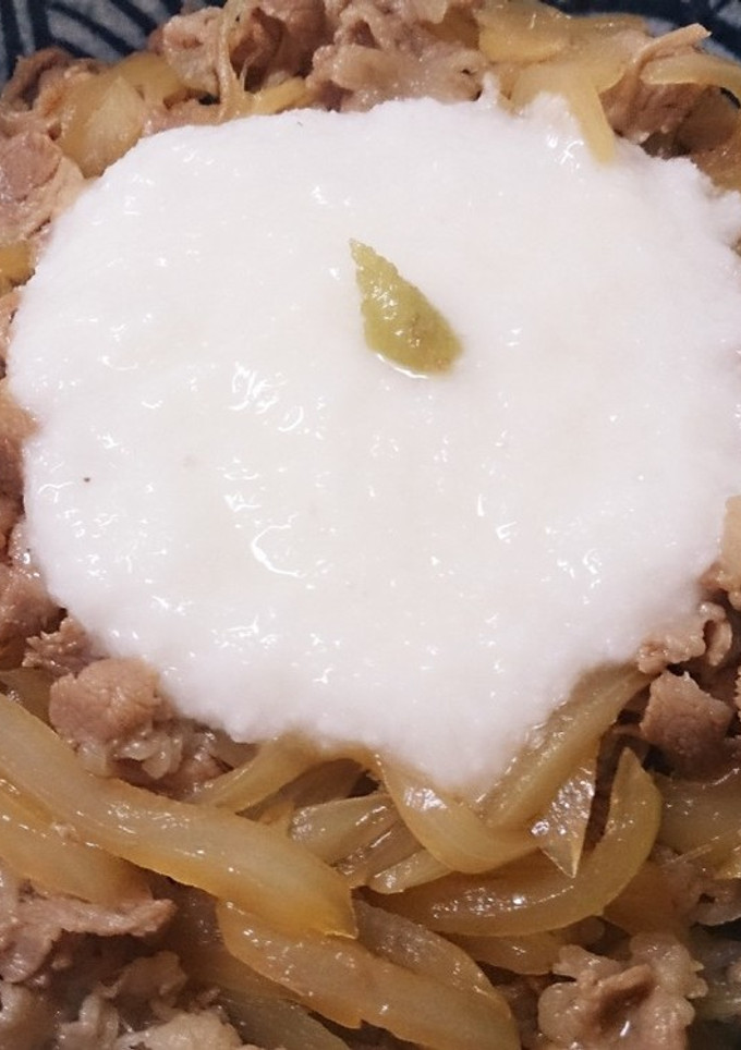 さっぱりとろろの牛丼-レシピのメイン写真