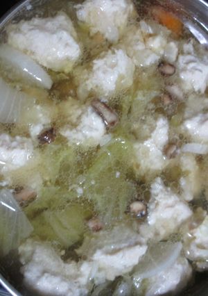 鶏団子と野菜の中華スープ-レシピのメイン写真