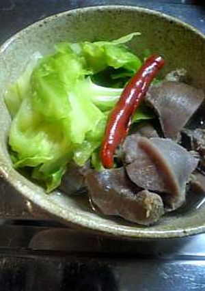 砂肝とキャベツのナンプラー煮-レシピのメイン写真