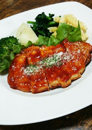 簡単‼子供大好きケチャップポークソテー-レシピのメイン写真