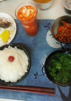 血管プラークダイエット589（中吉朝食）-レシピのメイン写真