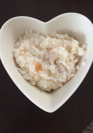 胃腸に優しい♪ほっこり梅がゆ-レシピのメイン写真