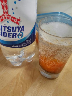 完熟の柿でチア♦サイダーDrink-レシピのメイン写真