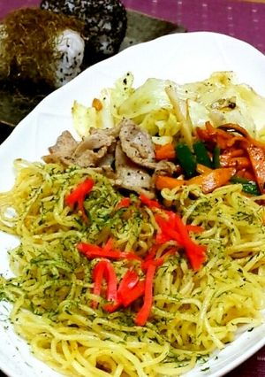 シンプル焼きそば　ウスターソースかけ-レシピのメイン写真