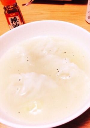 簡単！スープ餃子 夜食にも◎-レシピのメイン写真