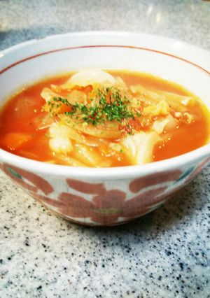 野菜たっぷりミネストローネ-レシピのメイン写真