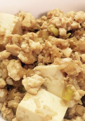 激安！激簡単！麻婆豆腐っぽい豆腐の煮物-レシピのメイン写真