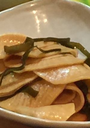 切った大根に調味料を入れる簡単漬物-レシピのメイン写真