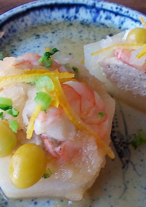 亀甲大根のとりれんこんファルシしぐれあん-レシピのメイン写真