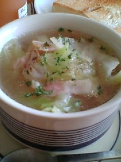 春キャベツとベーコンのスープ-レシピのメイン写真