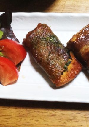 厚揚げの肉巻き-レシピのメイン写真