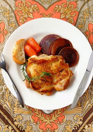 一石二鳥ジューシー焼き☆チキンステーキ！-レシピのメイン写真