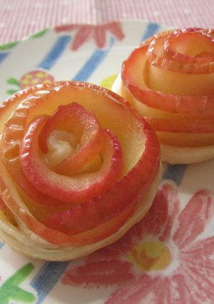 簡単！可愛い♪薔薇のアップルパイ-レシピのメイン写真