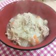 野菜たっぷり☆もち麦中華雑炊